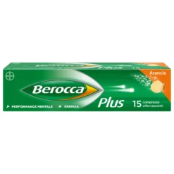 Berocca Plus Integratore Vitamine Minerali Per Energia Concentrazione Memoria 15 Compresse Effervescenti