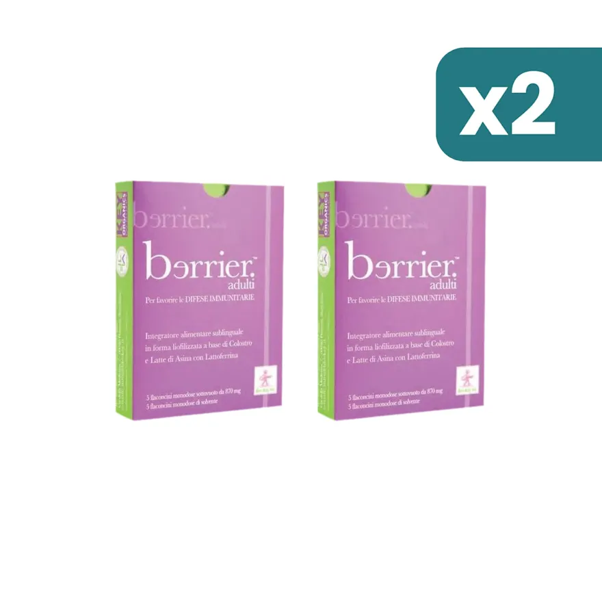 Berrier Adulti Integratore Difese Immunitarie 5+5 Flaconcini 2 confezioni