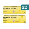 Betadine 10% Gel Disinfettante Ferite 2 confezioni da 100g