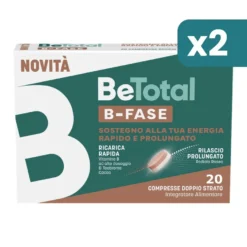 Be-total B-fase Integratore Energia Rapida E Prolungata 2 confezioni da 20 Compresse
