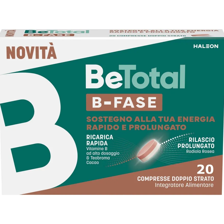 Be-total B-fase Integratore Energia Rapida E Prolungata 20 Compresse