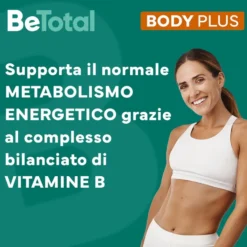 Be-total Body Plus Integratore Alimentare Magnesio E Potassio Vitamina B Per Adulti 2 confezioni da 20 Bustine
