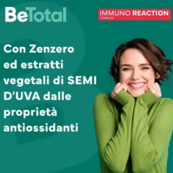 Be-total Immuno Reaction Integratore Difese Immunitarie 8 Flaconcini
