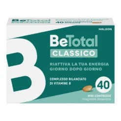 Be-total Integratore Alimentare Vitamina B, B3 Vitamina B12 Acido Folico Energia Per Adulti 40 Compresse