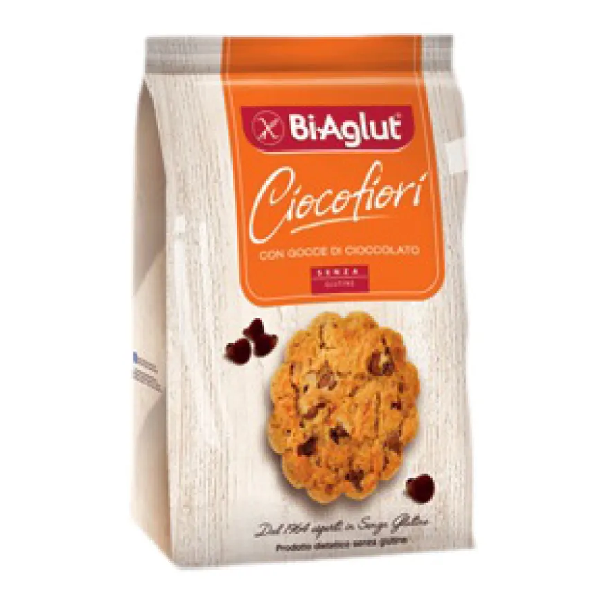 Biaglut Biscotto Senza Glutine Con Gocce Di Cioccolato 200g