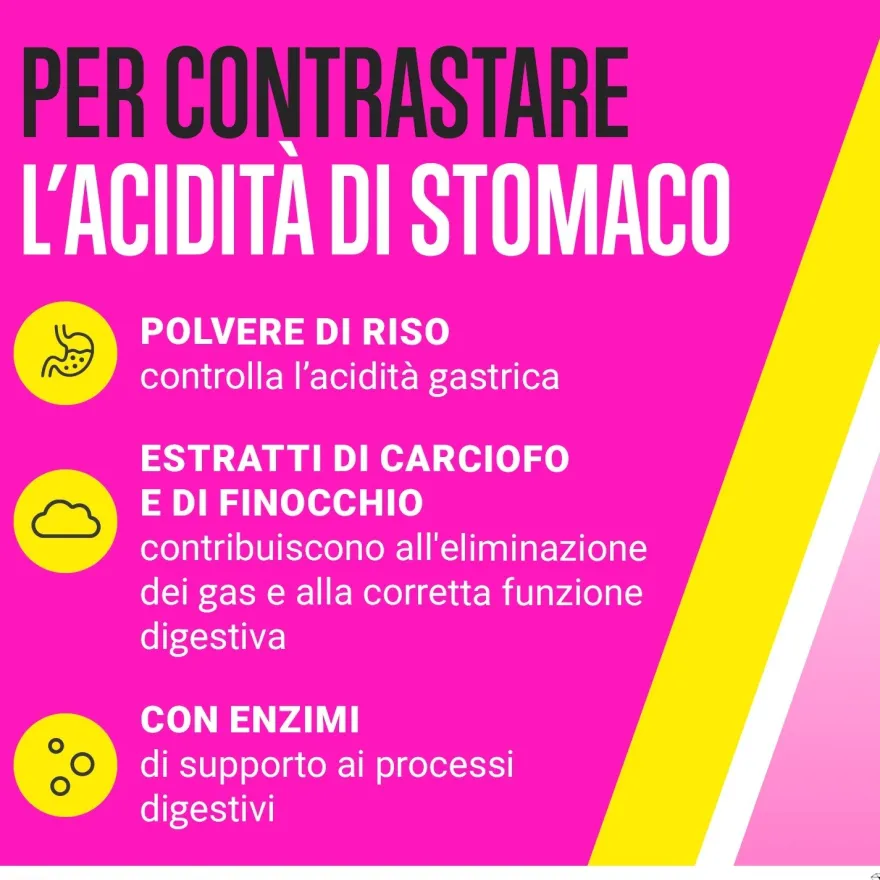 Biochetasi Digestione E Acidità E Bruciore Di Stomaco E Reflusso Gastrico 20 Compresse Masticabili