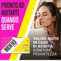Biochetasi Digestione E Acidità E Bruciore Di Stomaco E Reflusso Gastrico 20 Compresse Masticabili