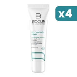 Bioclin Deo Control Crema Deodorante Sudorazione Intensa Pelli Sensibili 4 confezioni da 30ml