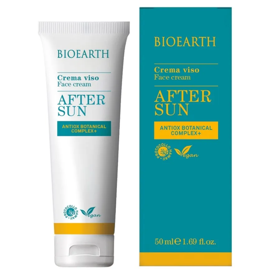 Bioearth Crema Viso Doposole Lenitiva E Rinfrescante 50ml