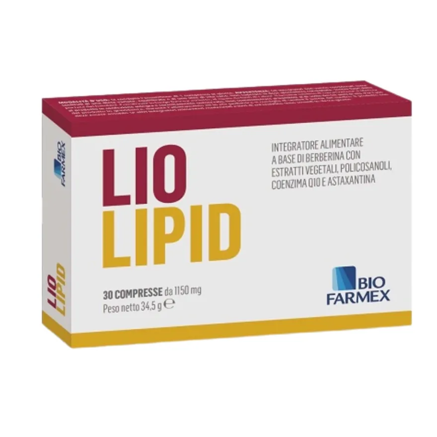 Biofarmex Lio Lipid Integratore Salute Cuore 30 Compresse