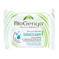 Biogenya Salviettina Struccante Rinfrescante Cotone 20 Pezzi