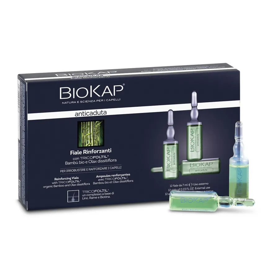 Biokap Fiale Rinforzanti Anticaduta Capelli 12 Fiale