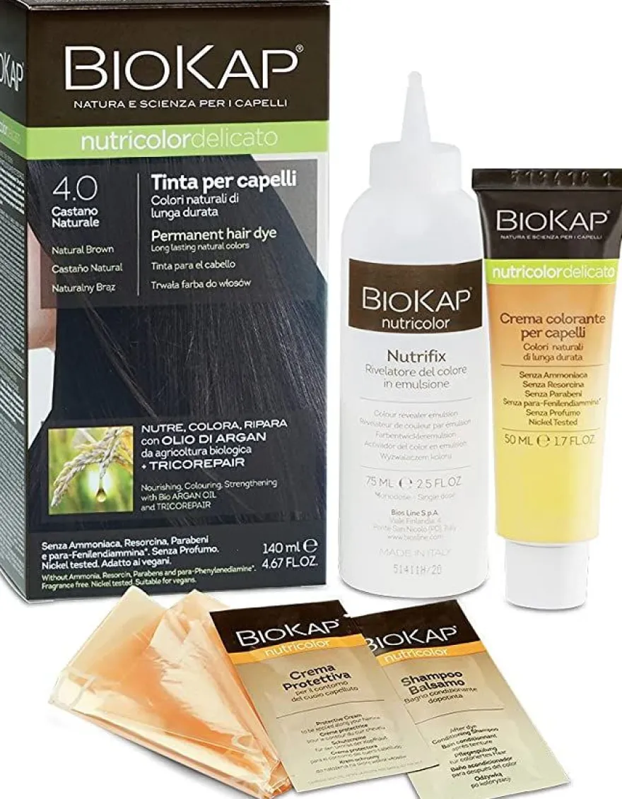 Biokap Nutricolor Delicato Tinta Capelli 4.0 Castano Naturale