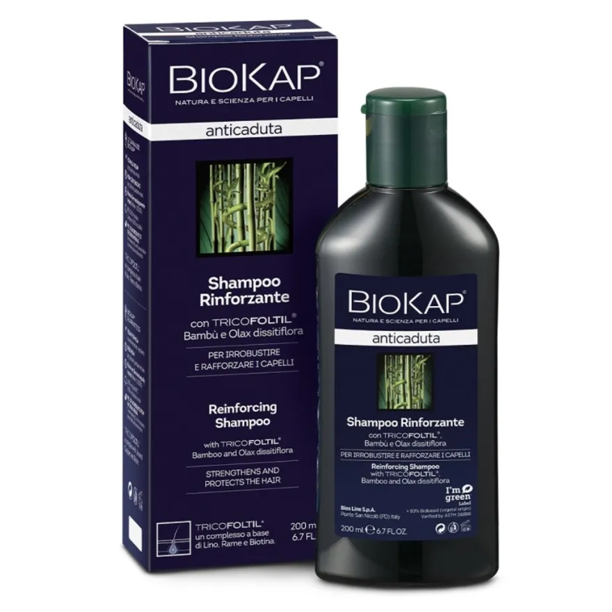 Biokap Shampoo Rinforzante Anticaduta Con Tricobiotic 200ml