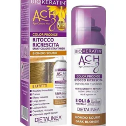 Biokeratin Ach8 Prodige Spray Ritocco Ricrescita Biondo Scuro 75ml