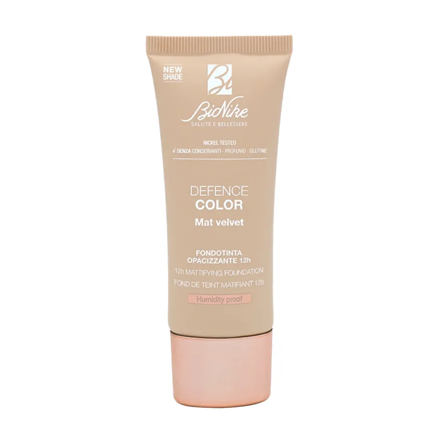 Bionike Defence Color Mat Velvet Fondotinta Opacizzante 404 Beige Naturel 30ml
