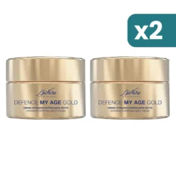 Bionike Defence My Age Gold Crema Ricca Intensificante Notte 2 confezioni da 50ml