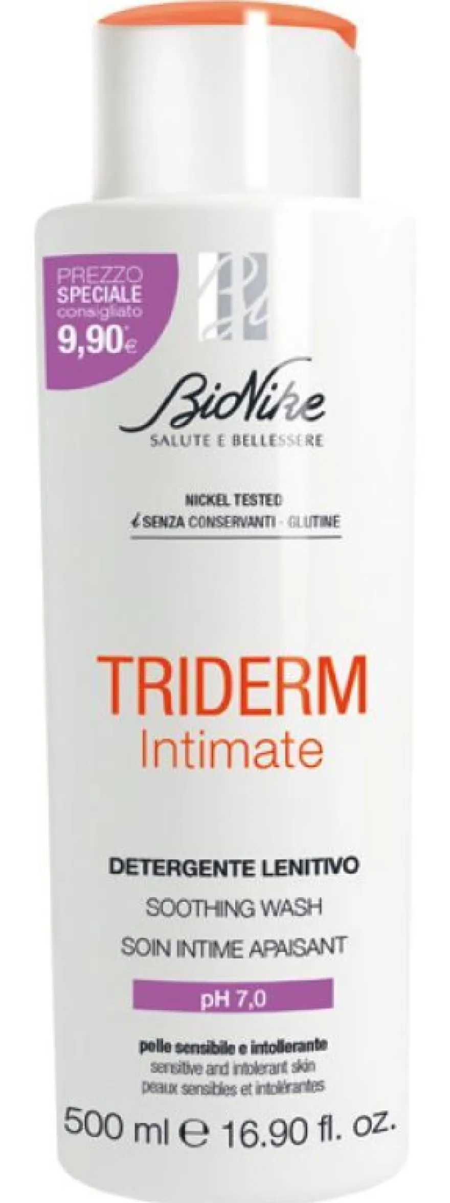 Bionike Triderm Intimate Detergente Intimo Lenitivo 500ml