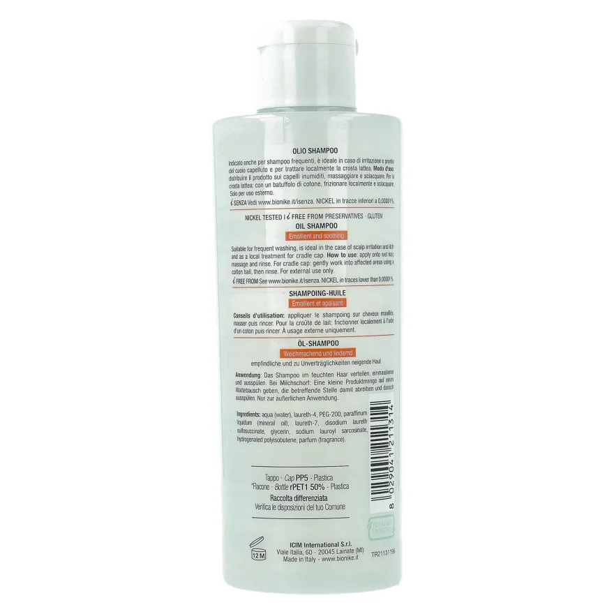 Bionike Triderm Olio Shampoo 200ml