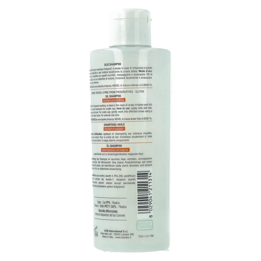 Bionike Triderm Olio Shampoo 200ml