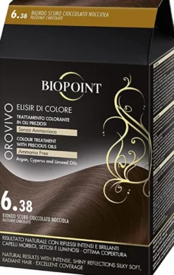Biopoint Orovivo Elisir Di Colore Tinta Capelli 6,38 Biondo Scuro Cioccolato