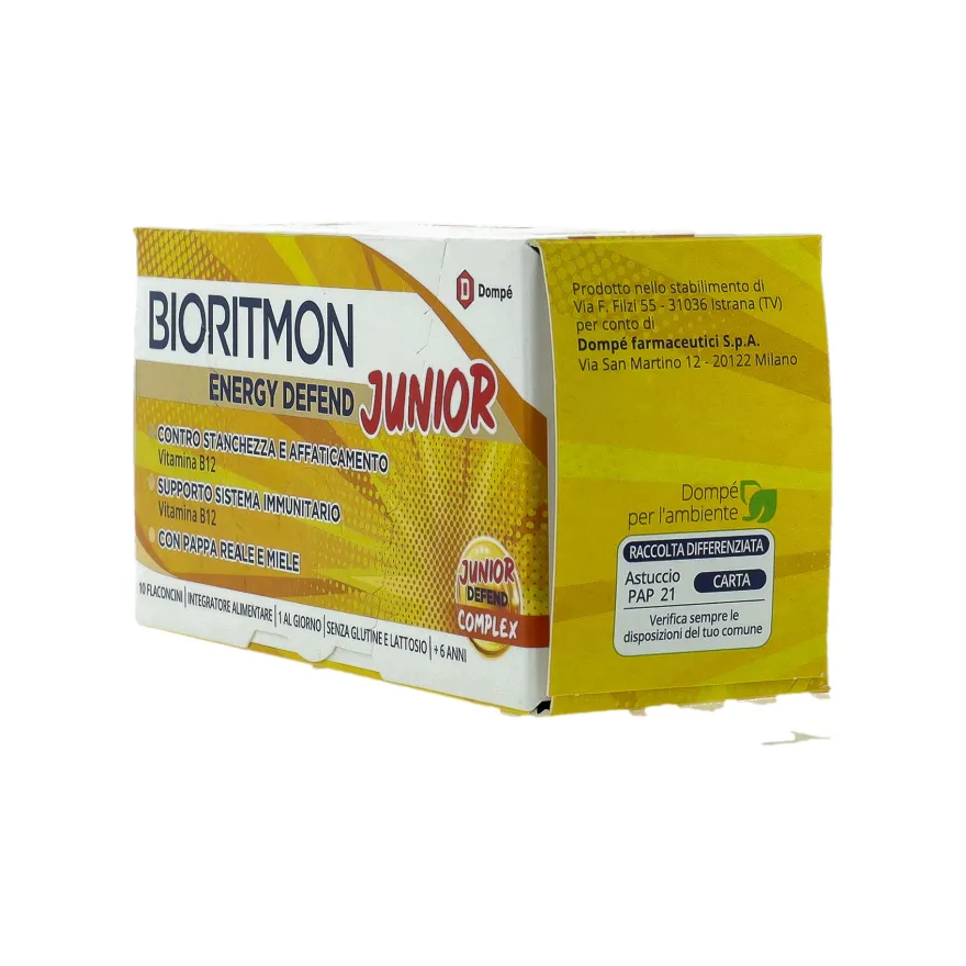 Bioritmon Energy Defend Junior Integratore Energetico 10 Flaconi
