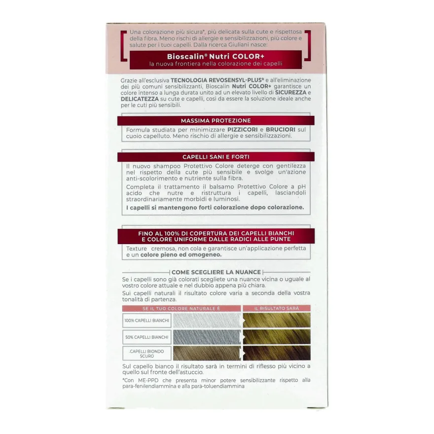 Bioscalin Nutricolor+ Tinta Capelli N.8 Biondo Chiaro