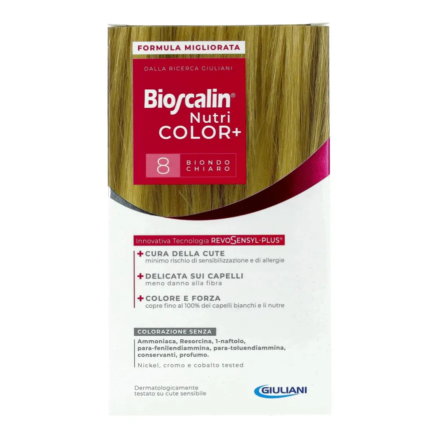 Bioscalin Nutricolor+ Tinta Capelli N.8 Biondo Chiaro