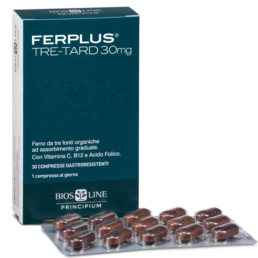 Bios Line Ferplus Tre-tard 30mg 30 Compresse