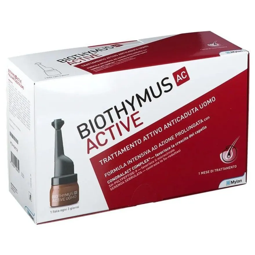 Biothymus Ac Active Trattamento Attivo Anticaduta Uomo 10 Fiale