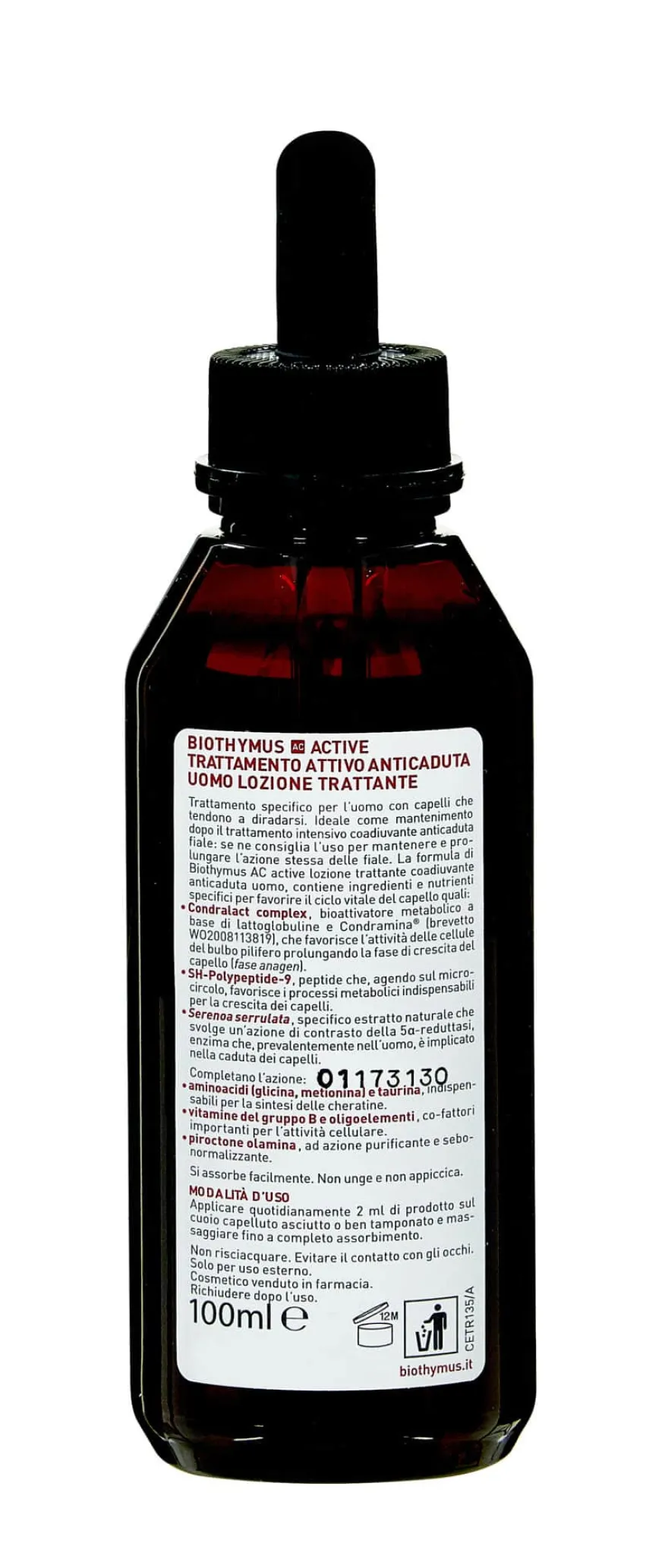 Biothymus Ac Active Trattamento Attivo Lozione Anticaduta Uomo 100ml