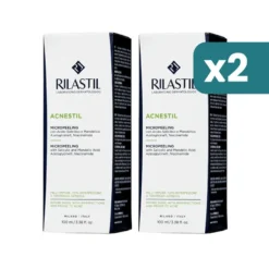 Bipacco Rilastil Acnestil Micropeeling Lozione Esfoliante 2x100ml