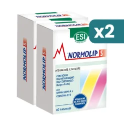 Bipacco 2x60 capsule Esi Normolip 5 integratore controllo colesterolo