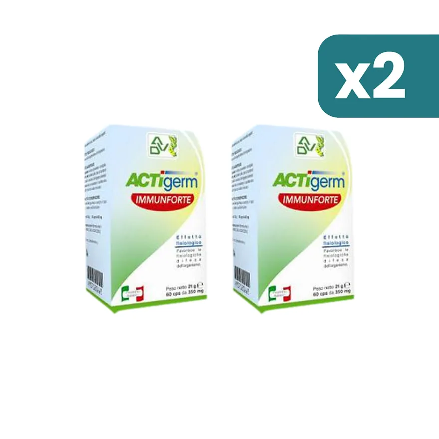 Bipacco 2x60 compresse Actigerm Immunforte sostegno difese immunitarie