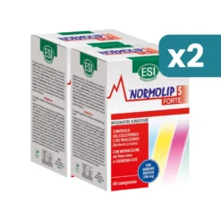 Bipacco 2x60 compresse Esi Normolip 5 Forte integratore colesterolo