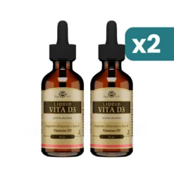 Bipacco 2x56ml Solgar Liquid Vita D3 integratore vitamina D3