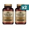 Bipacco 2x60 tavolette Solgar Oligo Mag Citrato integratore magnesio