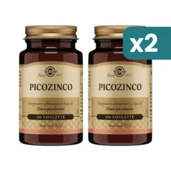 Bipacco 2x100 tavolette Solgar Picozinco integratore con Zinco