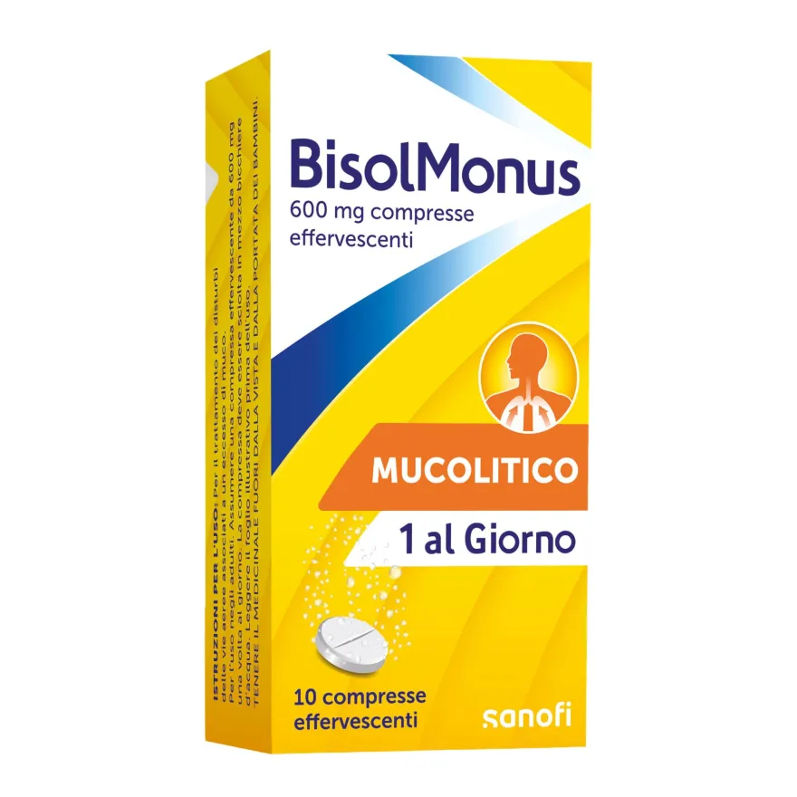 Bisolmonus: Compresse Effervescenti Per La Tosse Grassa 600mg