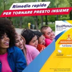 Bisolmonus: Compresse Effervescenti Per La Tosse Grassa 600mg