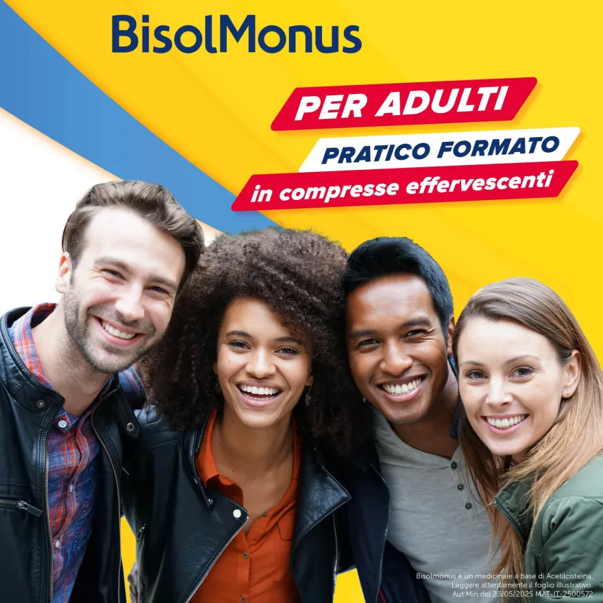 Bisolmonus: Compresse Effervescenti Per La Tosse Grassa 600mg