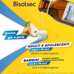 Bisolsec Sciroppo Per Tosse Secca Azione Rapida Adulti E Bambini 6+ 190ml
