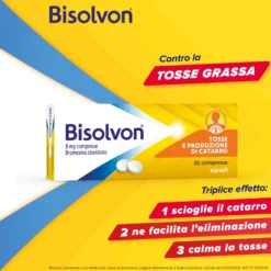Bisolvon Compresse Per Tosse Grassa 20 Compresse