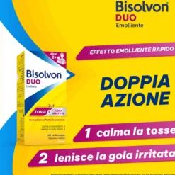 Bisolvon Duo Emolliente Sciroppo Contro Tosse E Gola Irritata 100ml