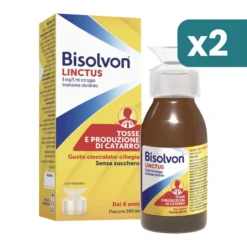 Bisolvon Linctus 8mg/5ml Sciroppo Tosse E Catarro 2 confezioni da 200ml