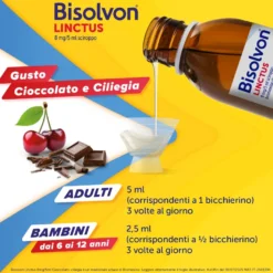 Bisolvon Linctus 8mg/5ml Sciroppo Tosse E Catarro 2 confezioni da 200ml