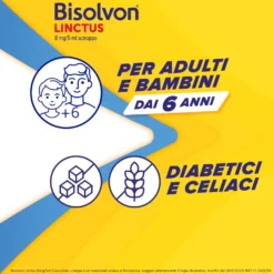Bisolvon Linctus 8mg/5ml Sciroppo Tosse E Catarro 2 confezioni da 200ml