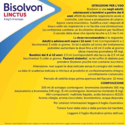 Bisolvon Linctus 8mg/5ml Sciroppo Tosse E Catarro 200ml