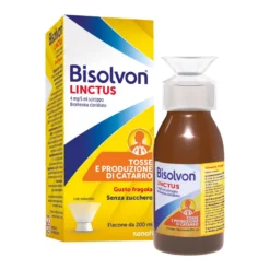 Bisolvon Linctus Sciroppo Per Tosse Grassa +2anni Gusto Fragola 200ml