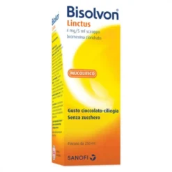 Bisolvon 4mg/5ml Sciroppo Tosse Gusto Cioccolato E Ciliegia 250ml
